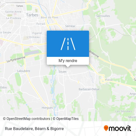 Rue Baudelaire plan