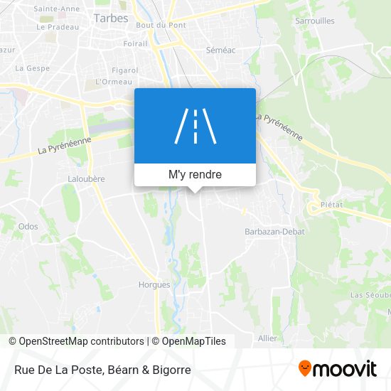 Rue De La Poste plan