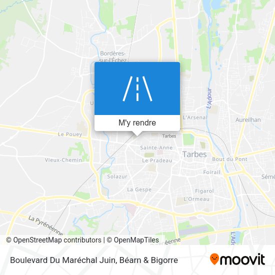 Boulevard Du Maréchal Juin plan