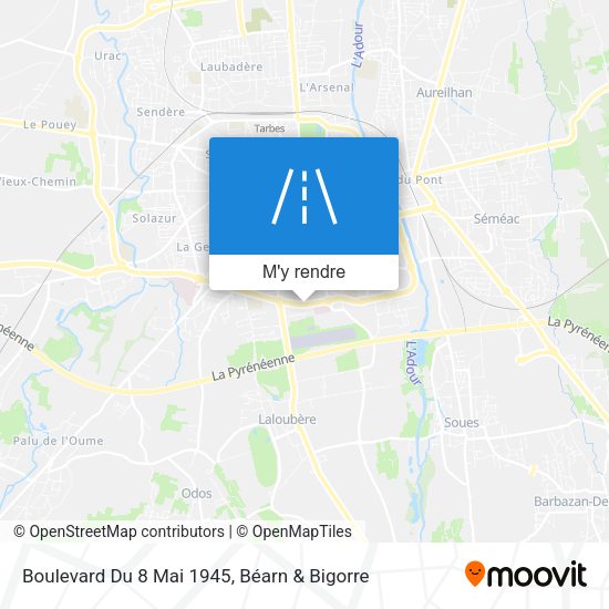 Boulevard Du 8 Mai 1945 plan