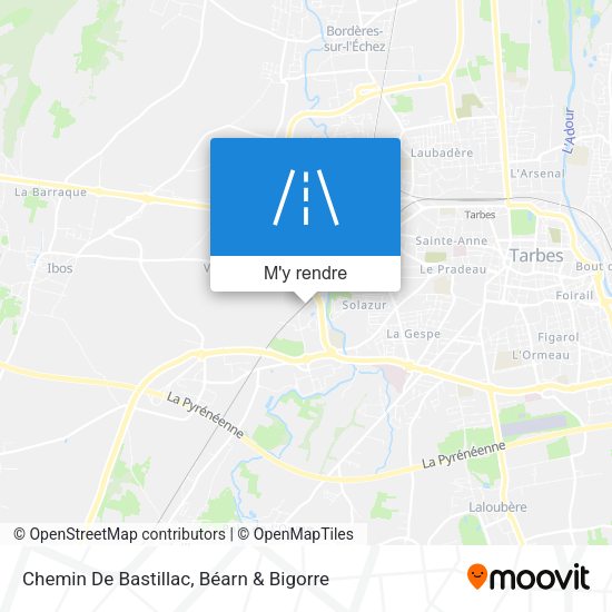 Chemin De Bastillac plan