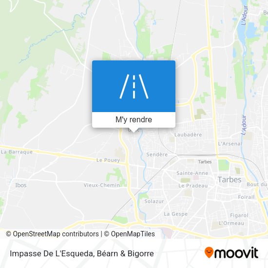 Impasse De L'Esqueda plan