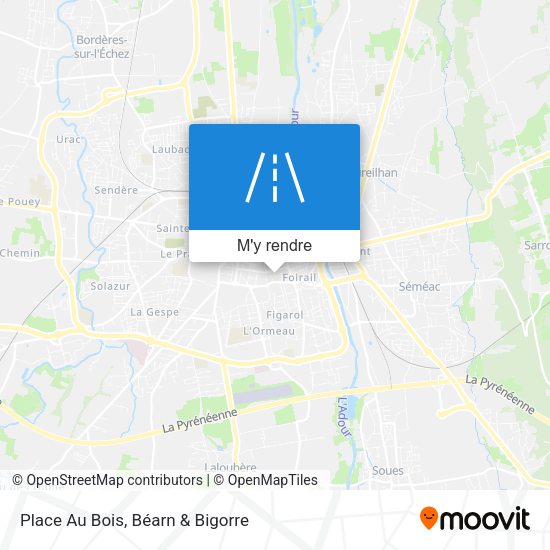 Place Au Bois plan