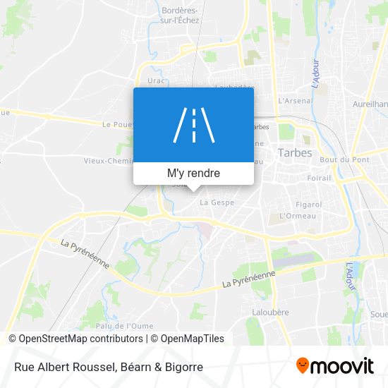 Rue Albert Roussel plan