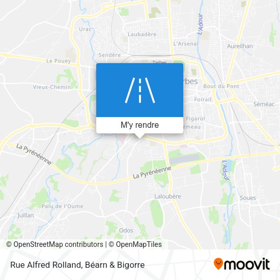 Rue Alfred Rolland plan