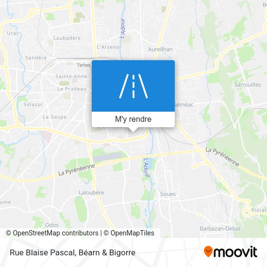 Rue Blaise Pascal plan