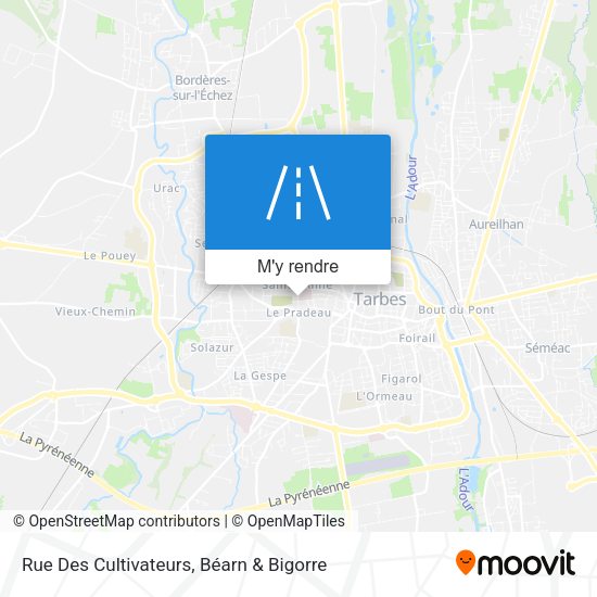 Rue Des Cultivateurs plan