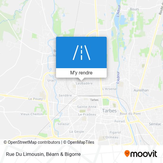 Rue Du Limousin plan