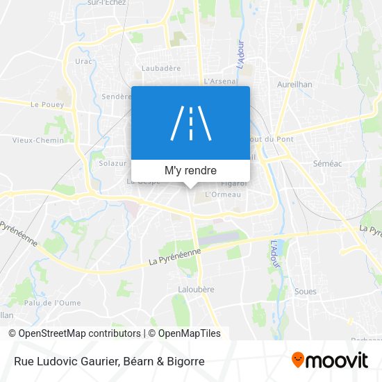 Rue Ludovic Gaurier plan