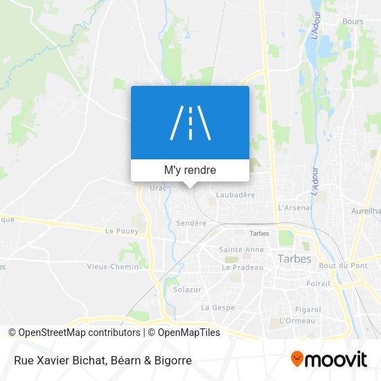 Rue Xavier Bichat plan