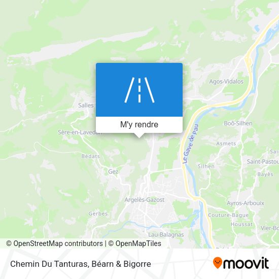 Chemin Du Tanturas plan