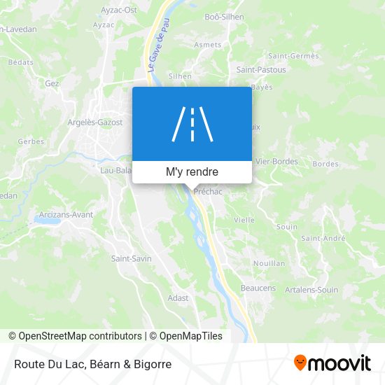 Route Du Lac plan