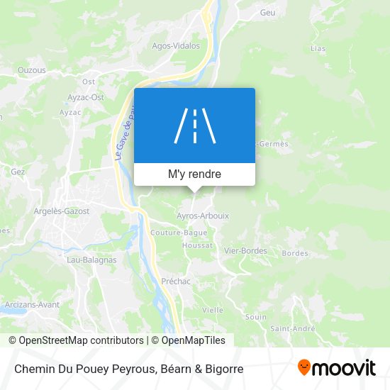 Chemin Du Pouey Peyrous plan