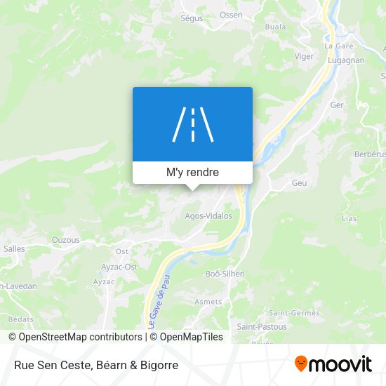 Rue Sen Ceste plan