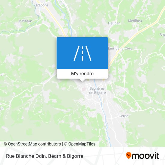Rue Blanche Odin plan