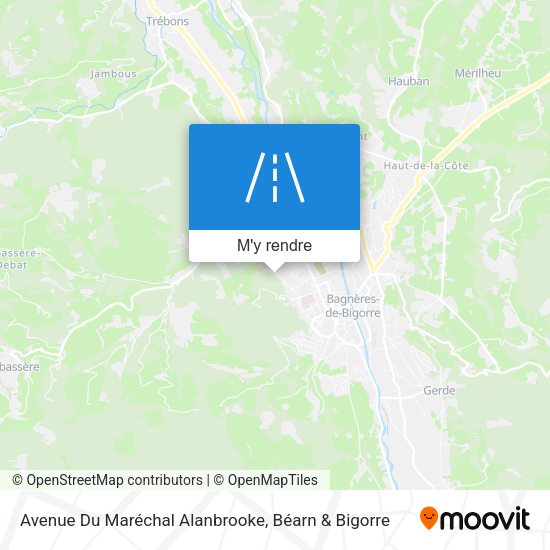 Avenue Du Maréchal Alanbrooke plan