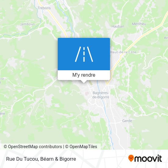 Rue Du Tucou plan