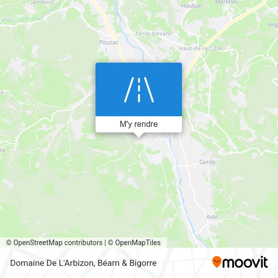 Domaine De L'Arbizon plan