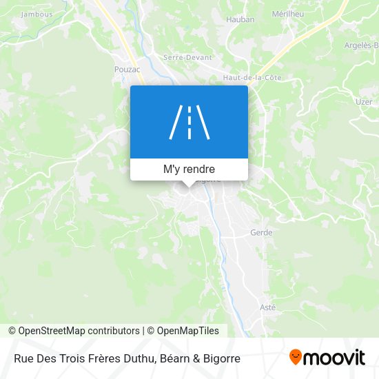 Rue Des Trois Frères Duthu plan