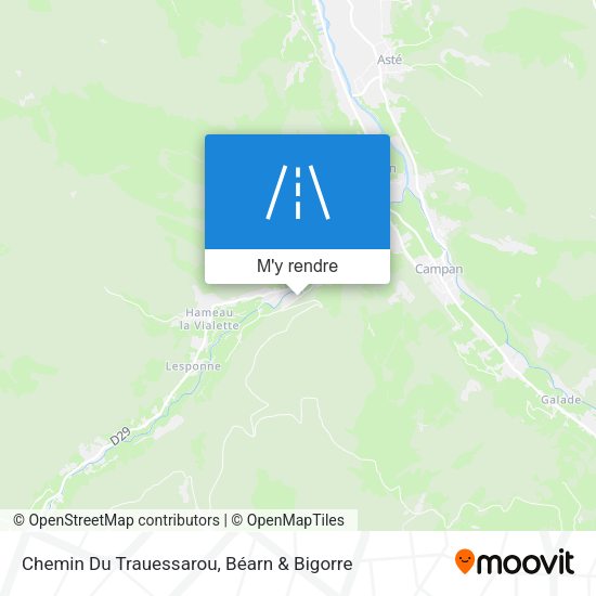 Chemin Du Trauessarou plan