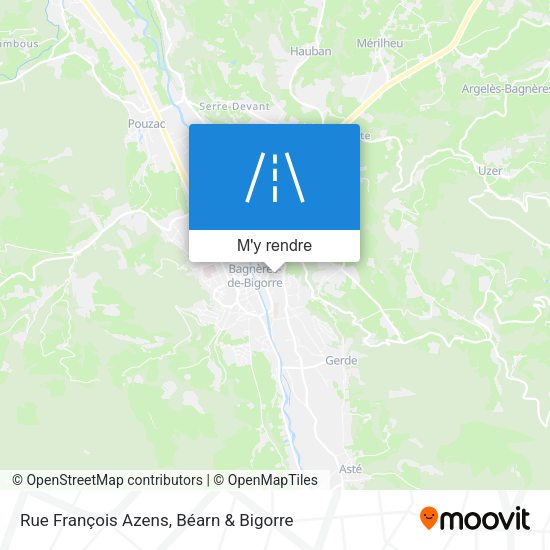 Rue François Azens plan