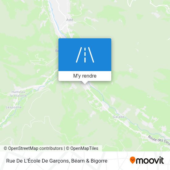 Rue De L'École De Garçons plan