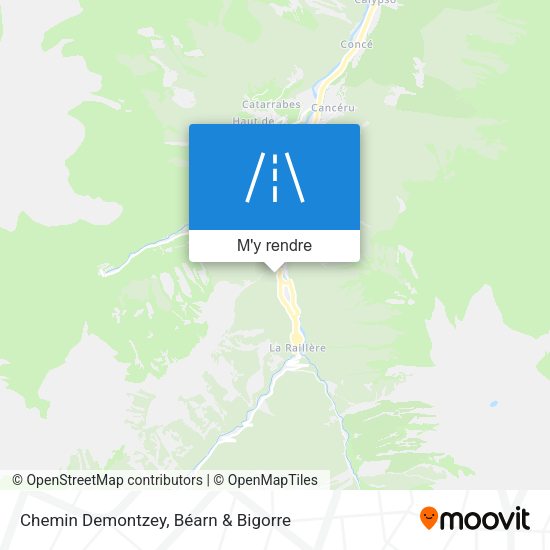 Chemin Demontzey plan