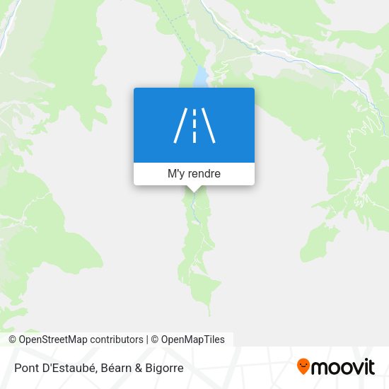 Pont D'Estaubé plan