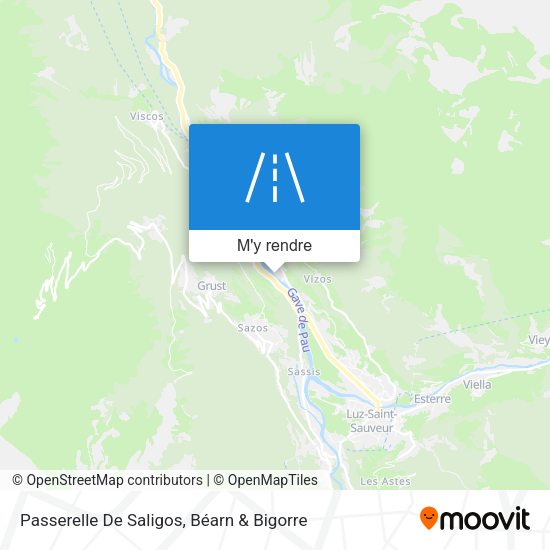 Passerelle De Saligos plan