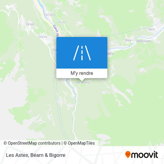 Les Astes plan