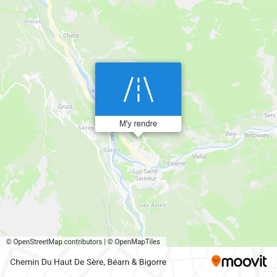 Chemin Du Haut De Sère plan