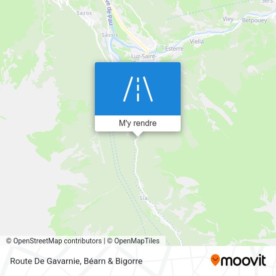 Route De Gavarnie plan