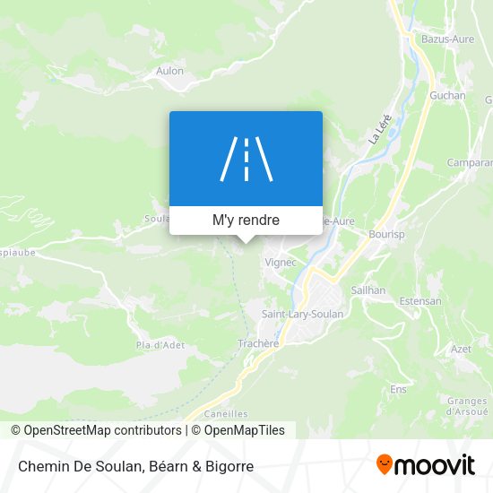 Chemin De Soulan plan
