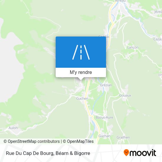 Rue Du Cap De Bourg plan