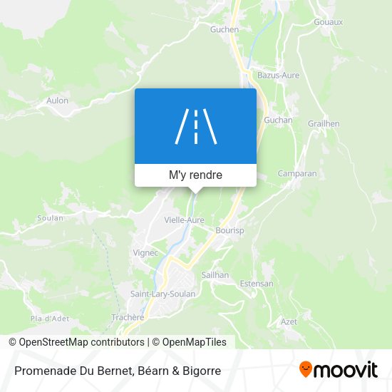 Promenade Du Bernet plan