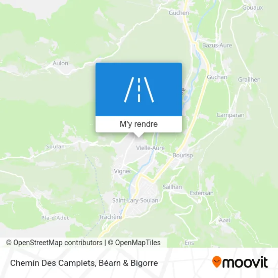 Chemin Des Camplets plan