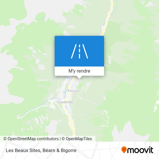 Les Beaux Sites plan