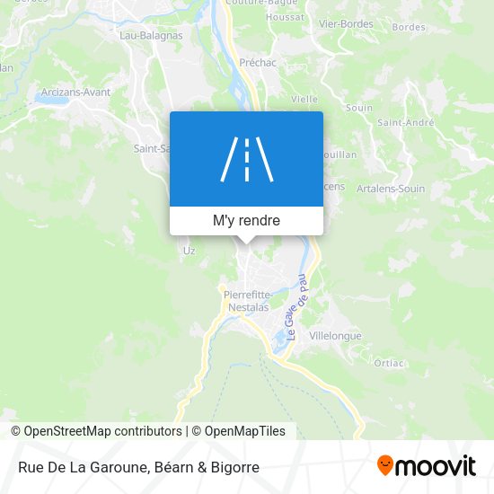 Rue De La Garoune plan