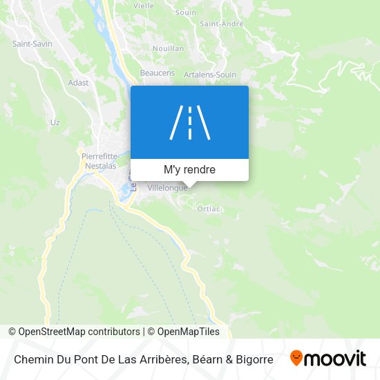 Chemin Du Pont De Las Arribères plan