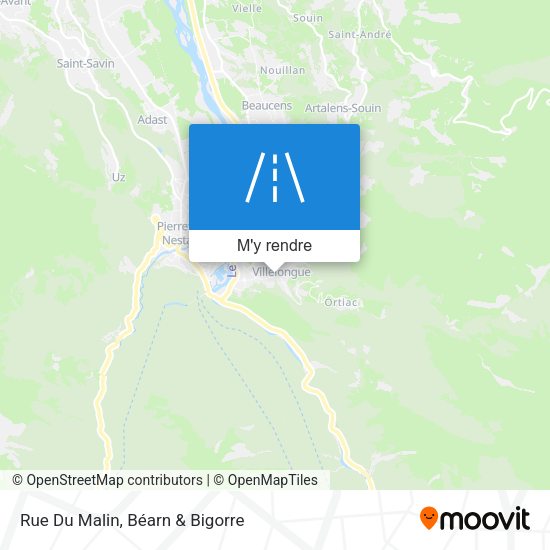 Rue Du Malin plan
