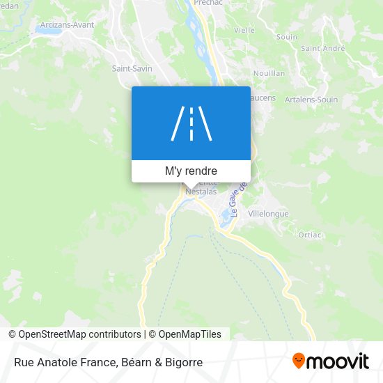 Rue Anatole France plan