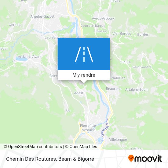 Chemin Des Routures plan