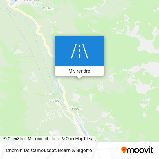 Chemin De Camousset plan