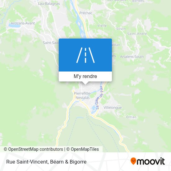 Rue Saint-Vincent plan