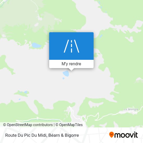 Route Du Pic Du Midi plan