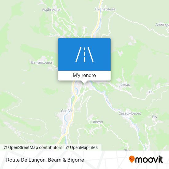 Route De Lançon plan