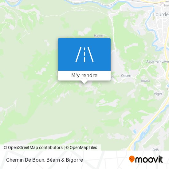 Chemin De Boun plan