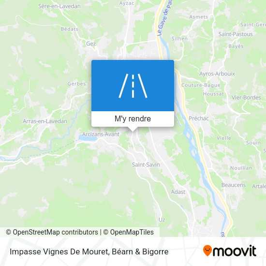 Impasse Vignes De Mouret plan