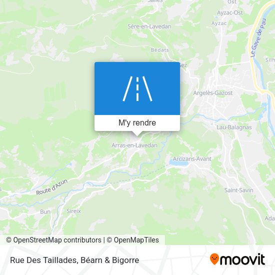 Rue Des Taillades plan
