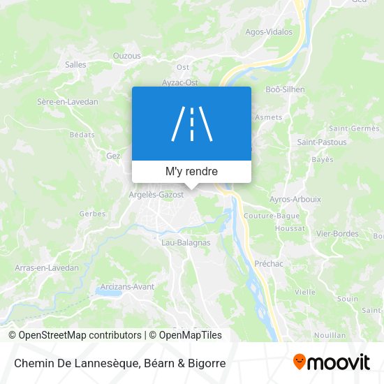Chemin De Lannesèque plan
